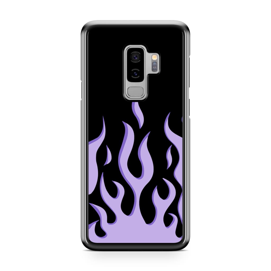 Lavender Flames Phone Case - Galaxy S9 Plus - Phone Case