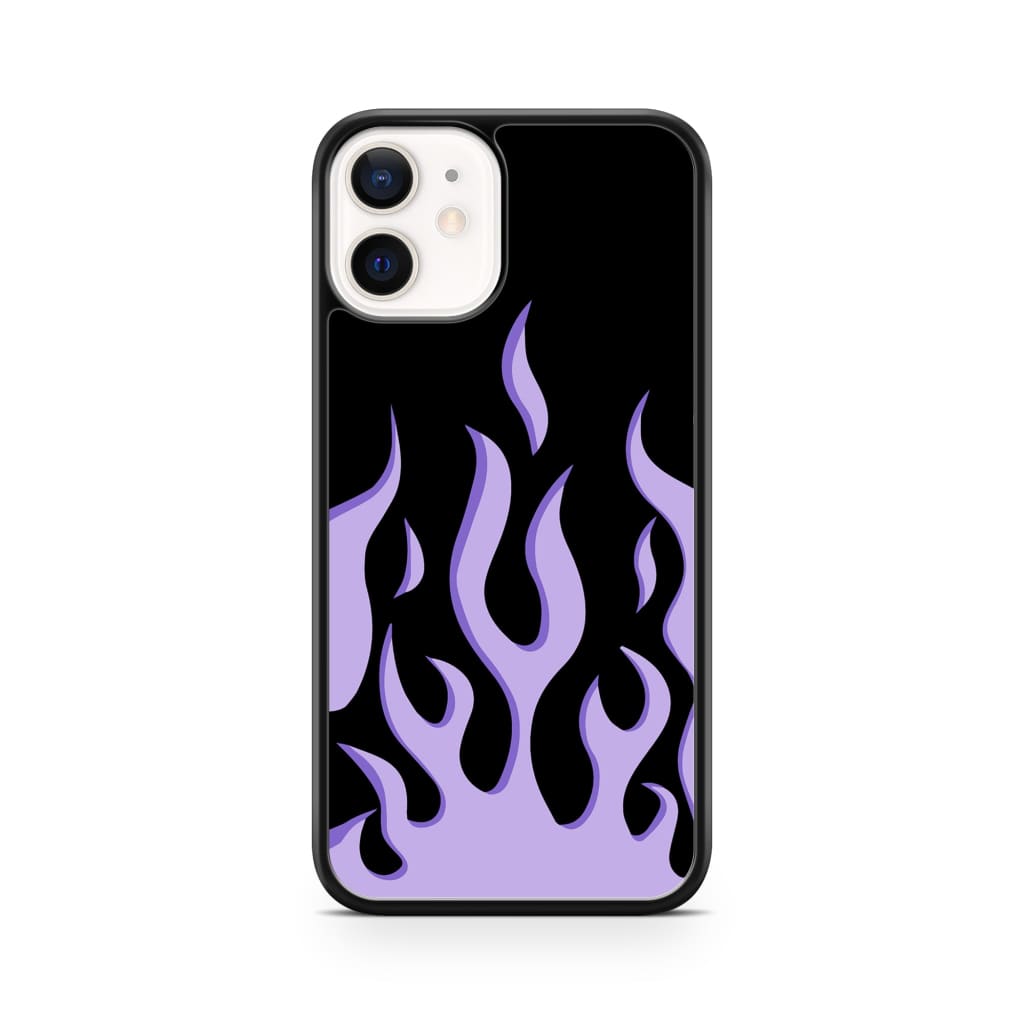 Lavender Flames Phone Case - iPhone 12 Mini - Phone Case