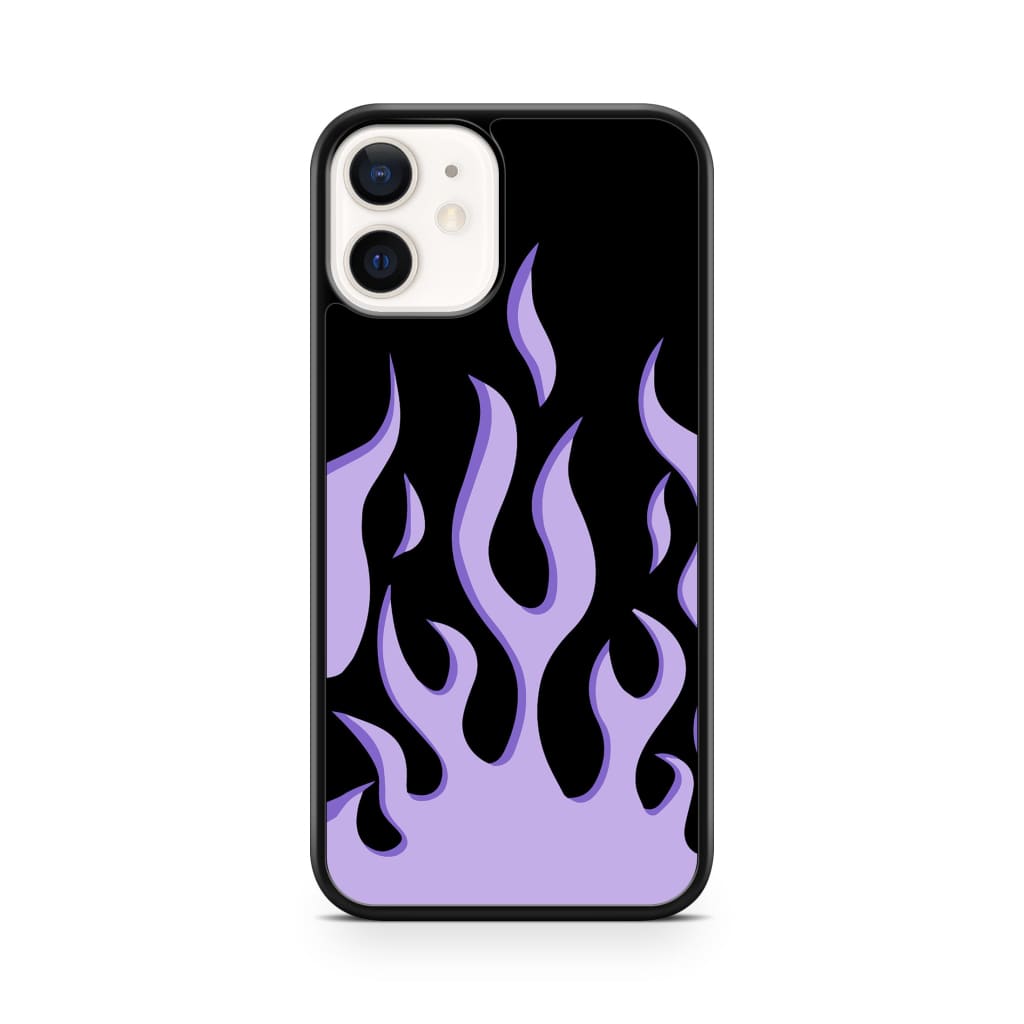Lavender Flames Phone Case - iPhone 12/12 Pro - Phone Case