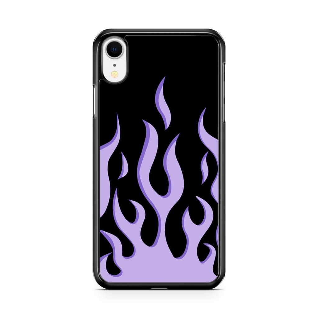 Lavender Flames Phone Case - iPhone XR - Phone Case