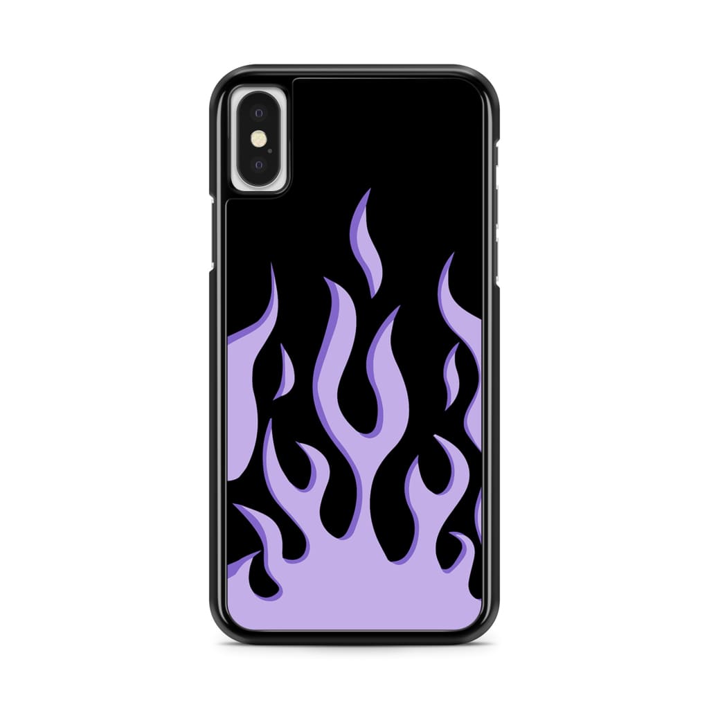 Lavender Flames Phone Case - iPhone X/XS - Phone Case