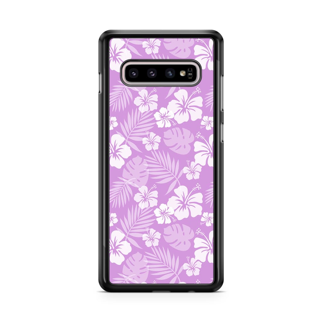 Lavender Hibiscus Phone Case - Galaxy S10 - Phone Case