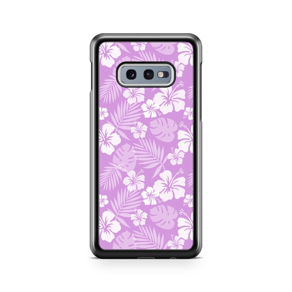 Lavender Hibiscus Phone Case - Galaxy S10e - Phone Case