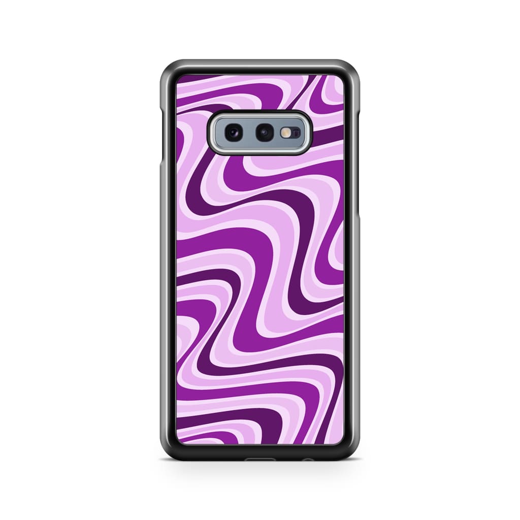 Lavender Retro Waves Phone Case - Galaxy S10e - Phone Case