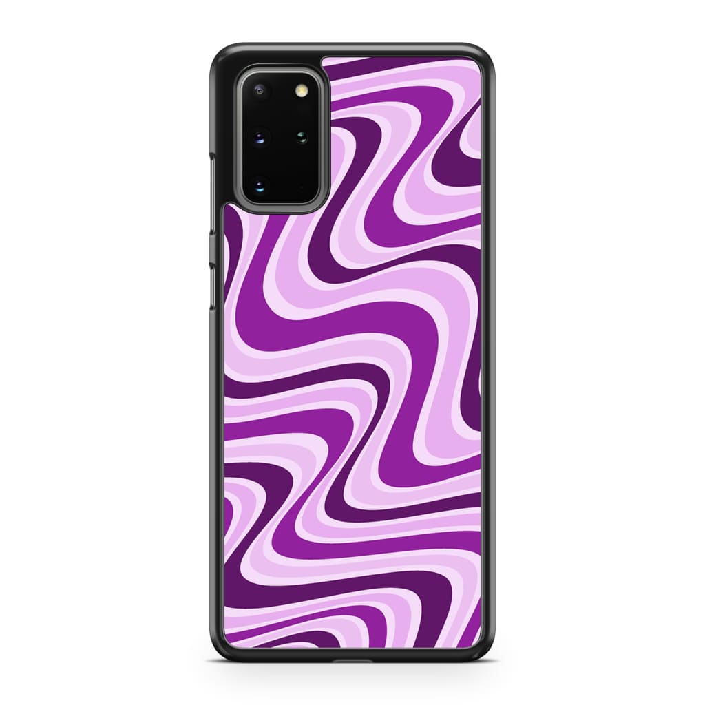 Lavender Retro Waves Phone Case - Galaxy S20 Plus - Phone 