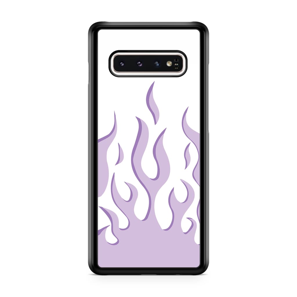 Lilac Flame Phone Case - Galaxy S10 Plus - Phone Case