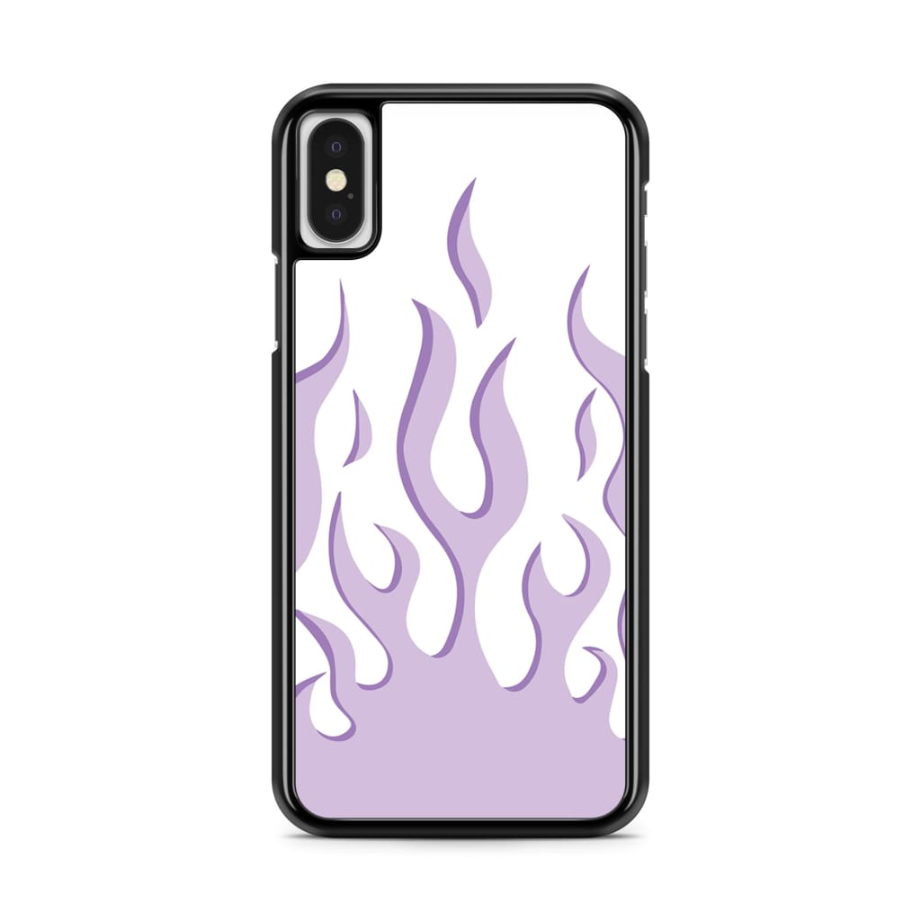 Lilac Flame Phone Case - iPhone X/XS - Phone Case