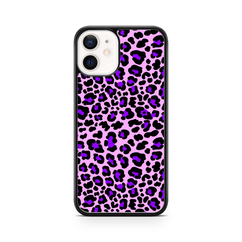 Lilac Leopard Phone Case - iPhone 12 Mini - Phone Case