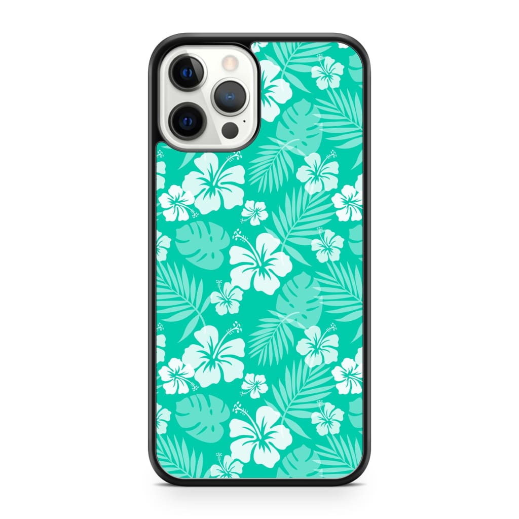 Matcha Hibiscus Phone Case - iPhone 12 Pro Max - Phone Case
