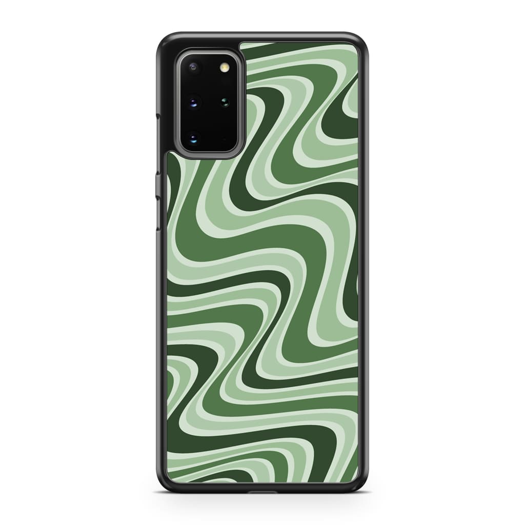 Matcha Retro Waves Phone Case - Galaxy S20 Plus - Phone Case