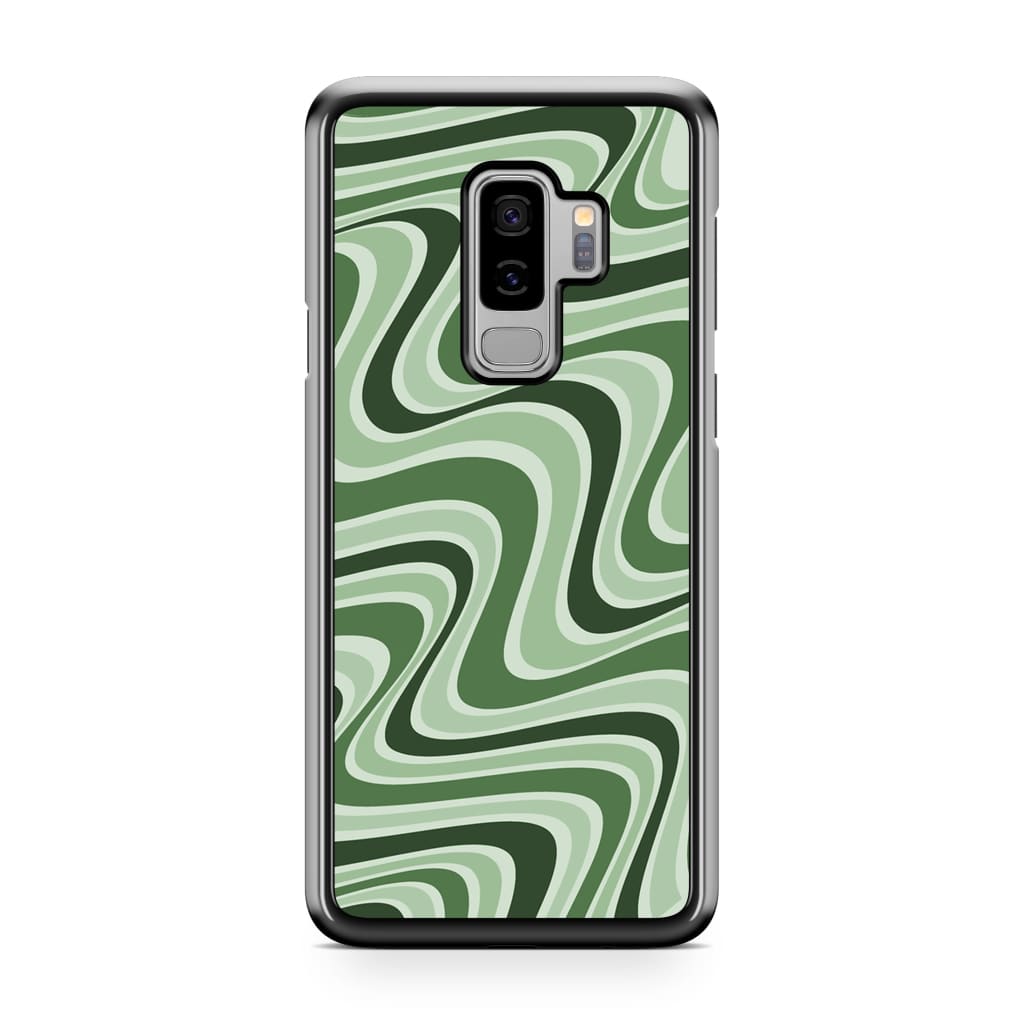 Matcha Retro Waves Phone Case - Galaxy S9 Plus - Phone Case
