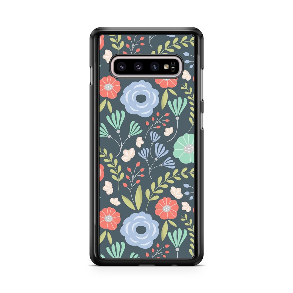 Midnight Floral Phone Case - Galaxy S10 - Phone Case
