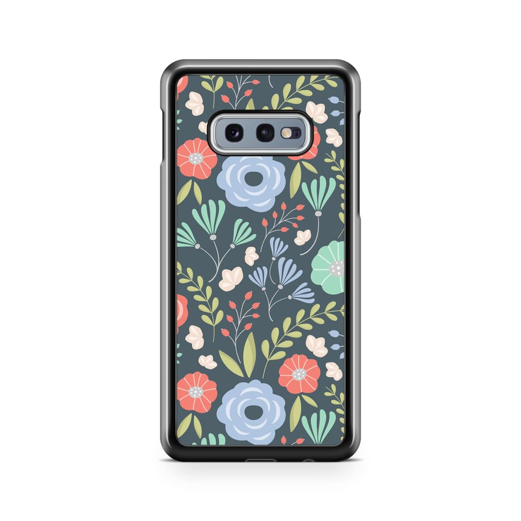 Midnight Floral Phone Case - Galaxy S10e - Phone Case