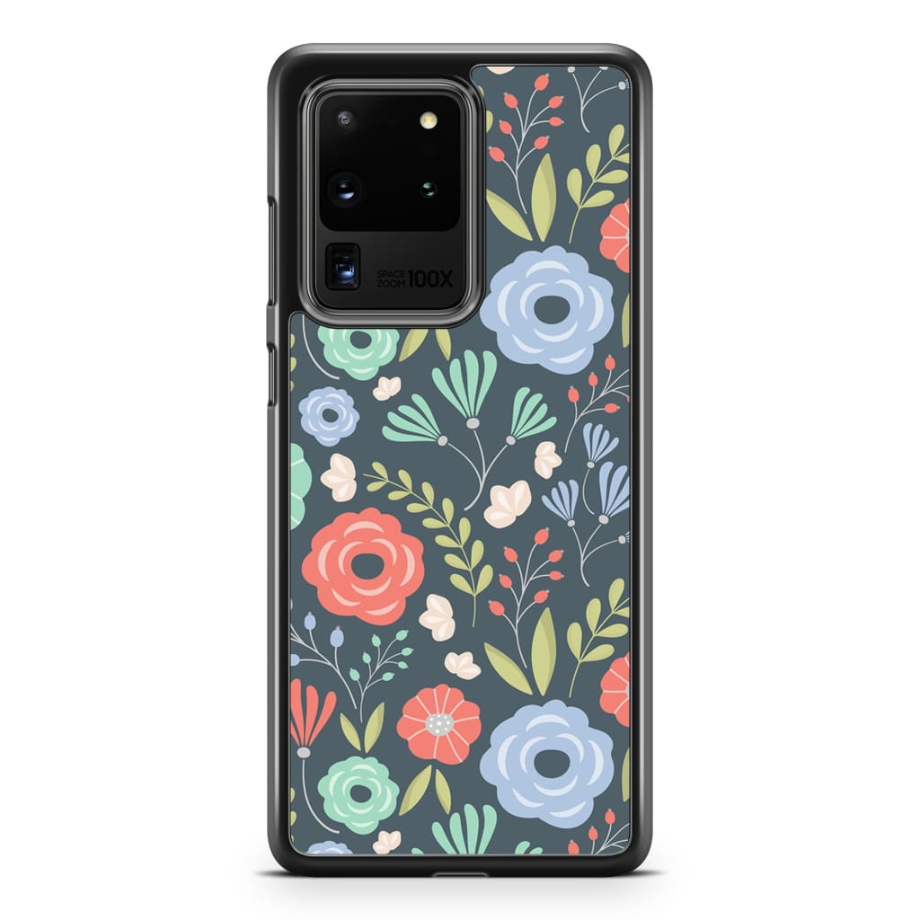Midnight Floral Phone Case - Galaxy S20 Ultra - Phone Case