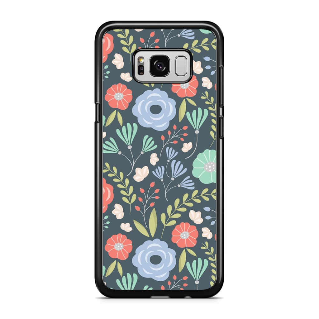Midnight Floral Phone Case - Galaxy S8 - Phone Case