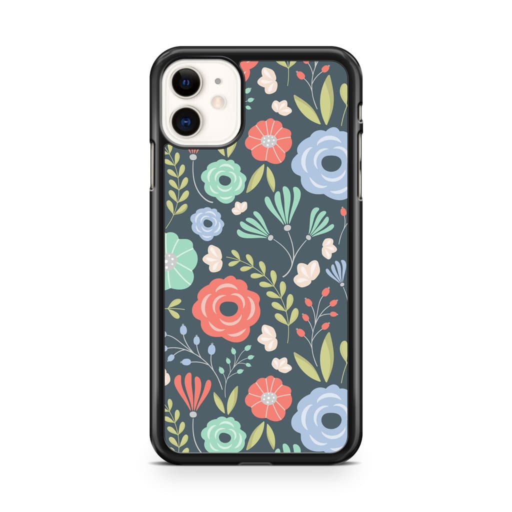 Midnight Floral Phone Case - iPhone 11 - Phone Case