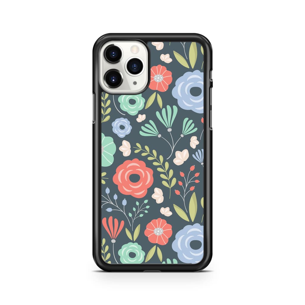 Midnight Floral Phone Case - iPhone 11 Pro - Phone Case