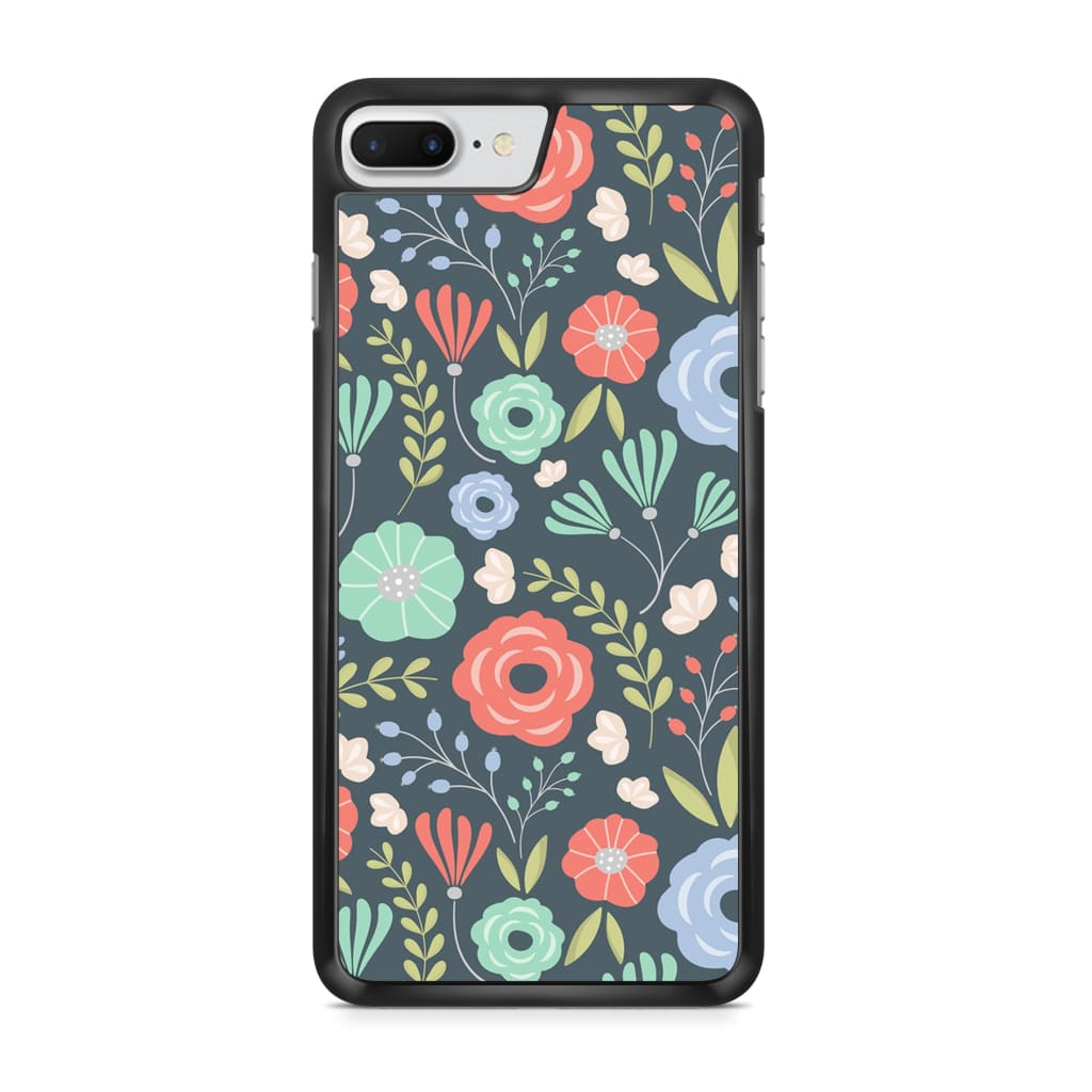 Midnight Floral Phone Case - iPhone 6/7/8 Plus - Phone Case