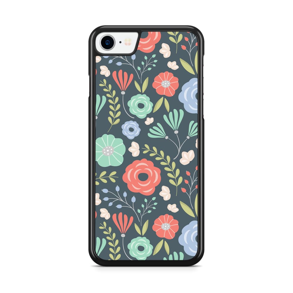 Midnight Floral Phone Case - iPhone SE/6/7/8 - Phone Case
