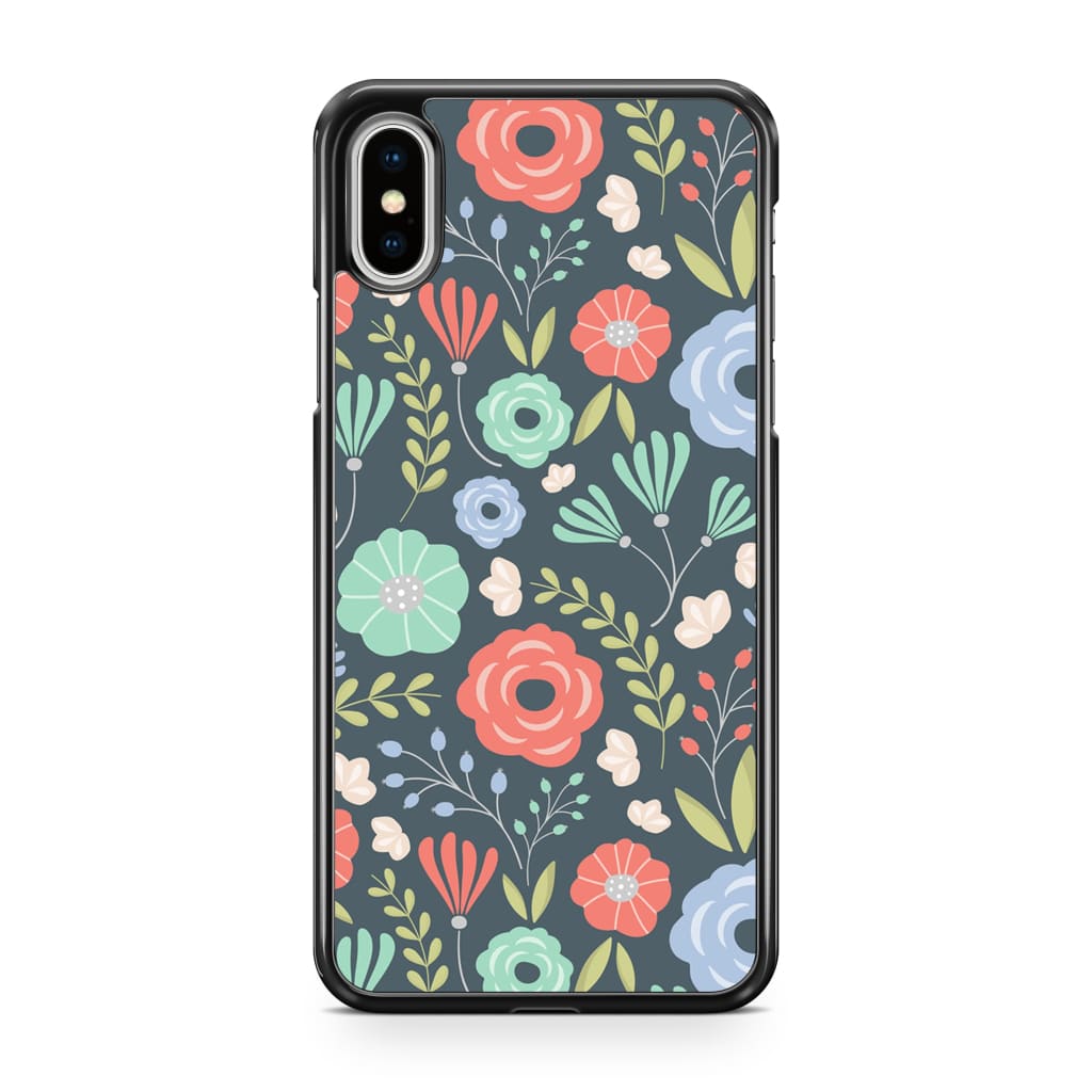 Midnight Floral Phone Case - iPhone XS Max - Phone Case