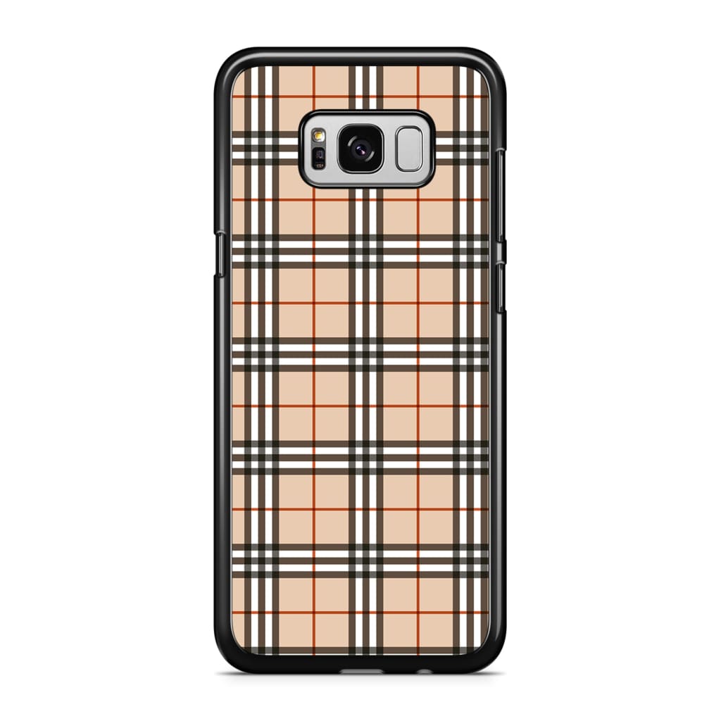 Mocha Plaid Phone Case - Galaxy S8 - Phone Case