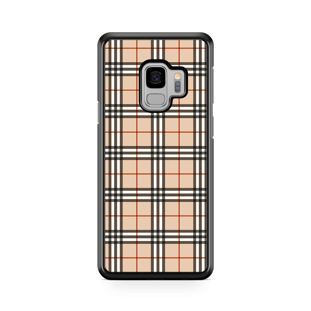 Mocha Plaid Phone Case - Galaxy S9 - Phone Case