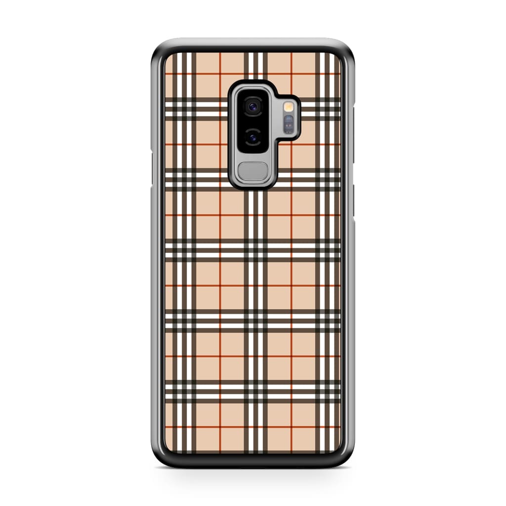 Mocha Plaid Phone Case - Galaxy S9 Plus - Phone Case