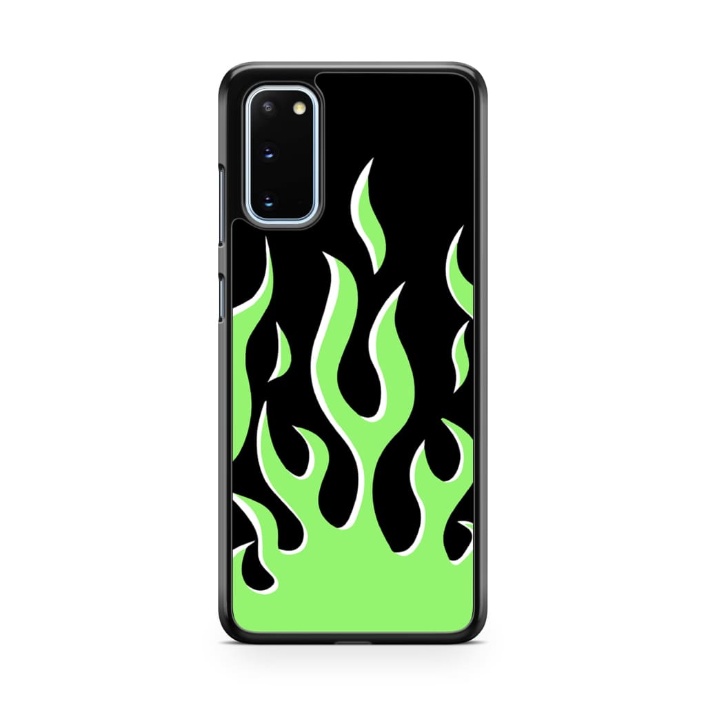 Neon Flames Phone Case - Galaxy S20 - Phone Case