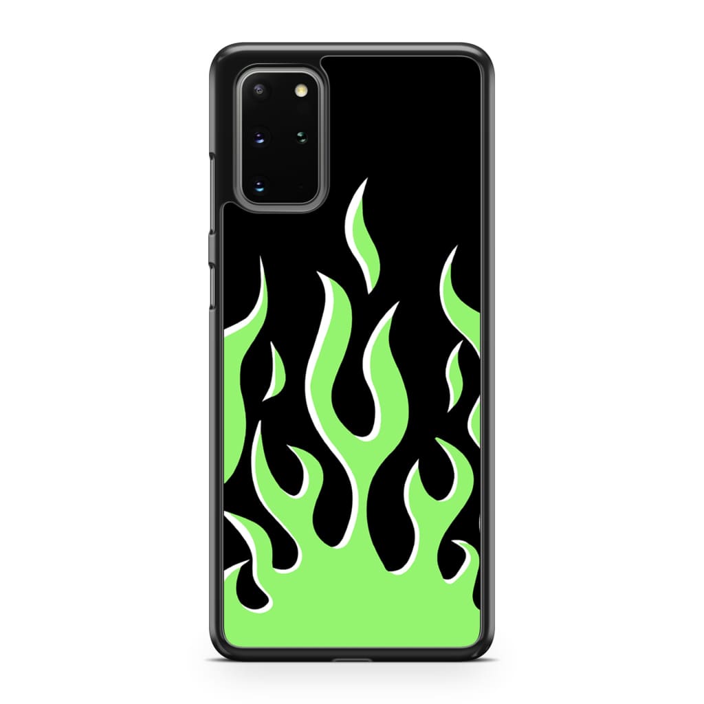 Neon Flames Phone Case - Galaxy S20 Plus - Phone Case