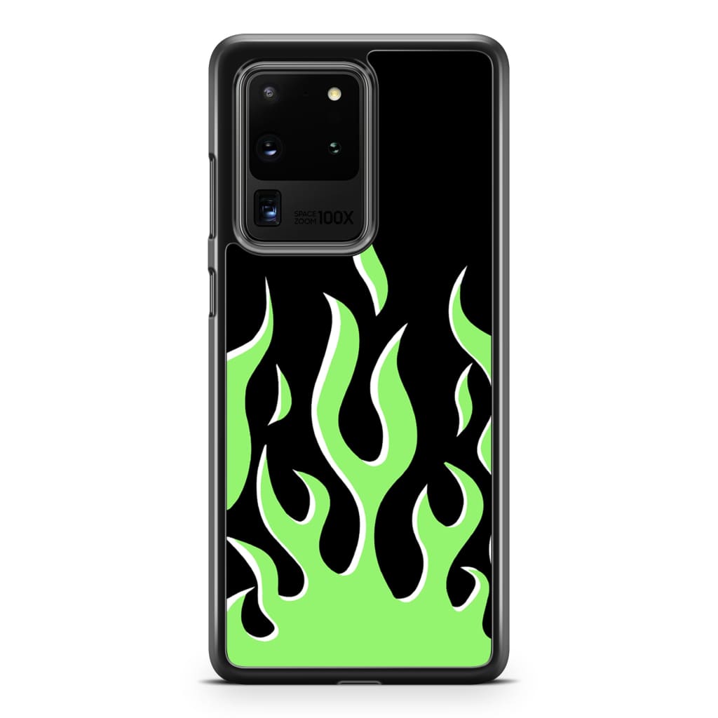 Neon Flames Phone Case - Galaxy S20 Ultra - Phone Case