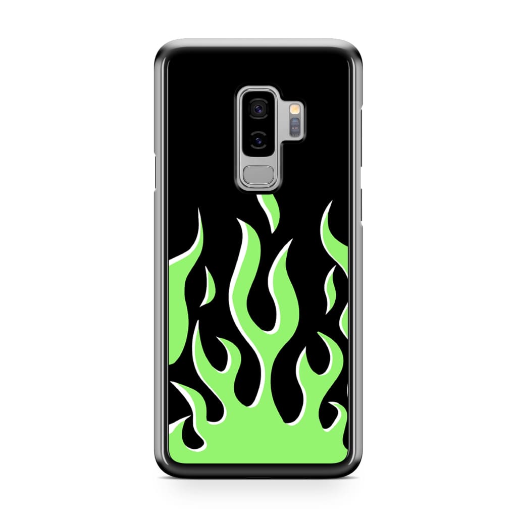 Neon Flames Phone Case - Galaxy S9 Plus - Phone Case