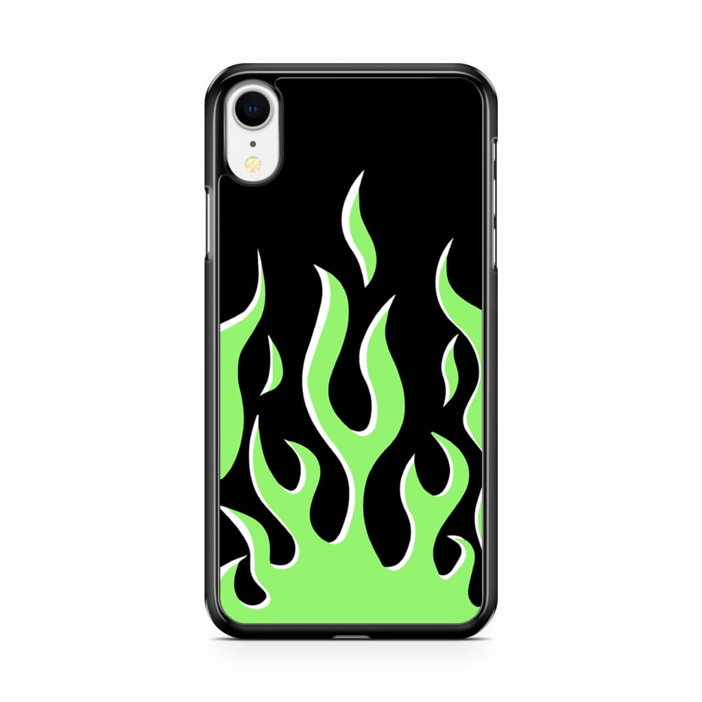 Neon Flames Phone Case - iPhone XR - Phone Case