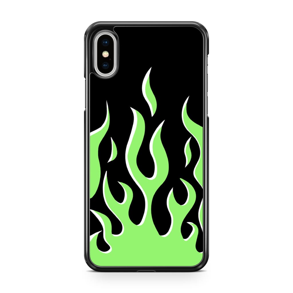 Neon Flames Phone Case - iPhone XS Max - Phone Case