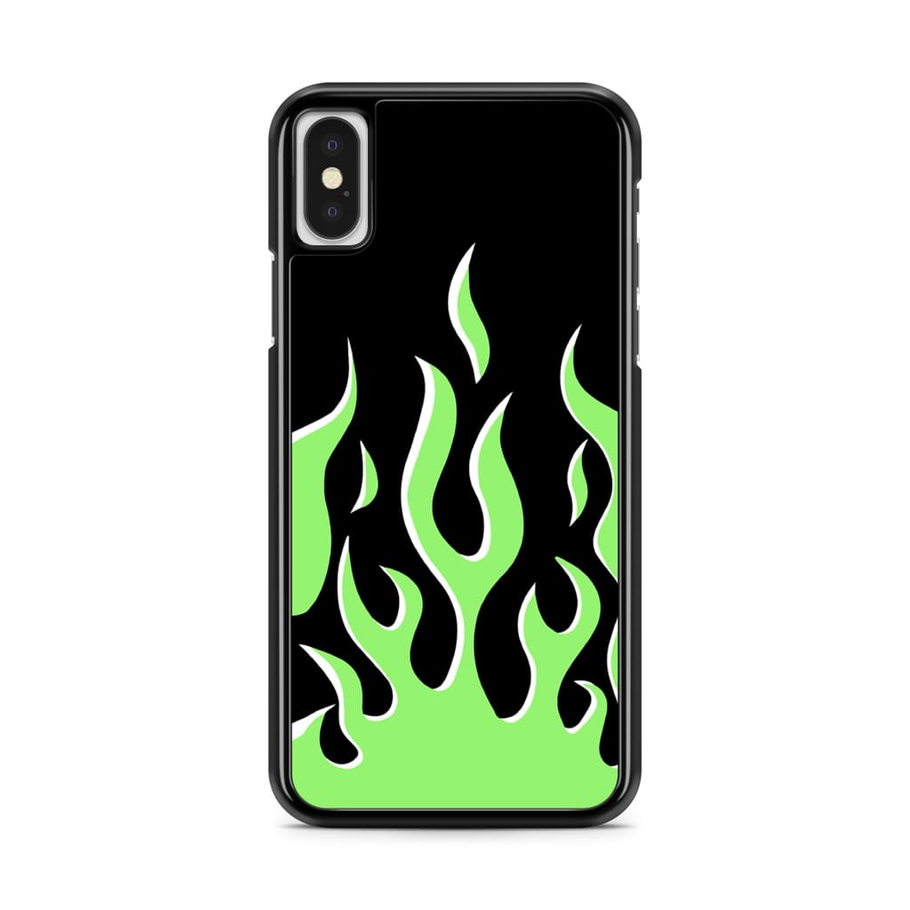 Neon Flames Phone Case - iPhone X/XS - Phone Case