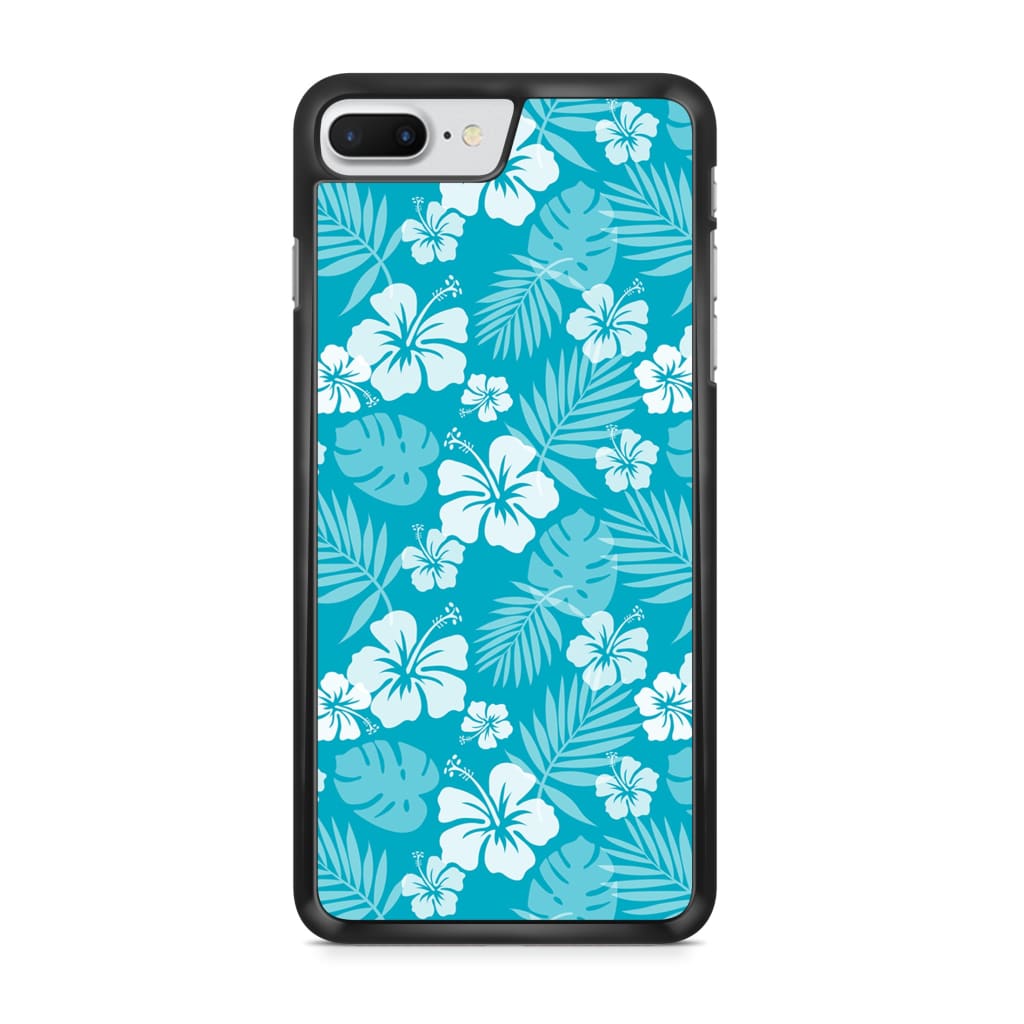 Ocean Blue Hibiscus Phone Case - iPhone 6/7/8 Plus - Phone 