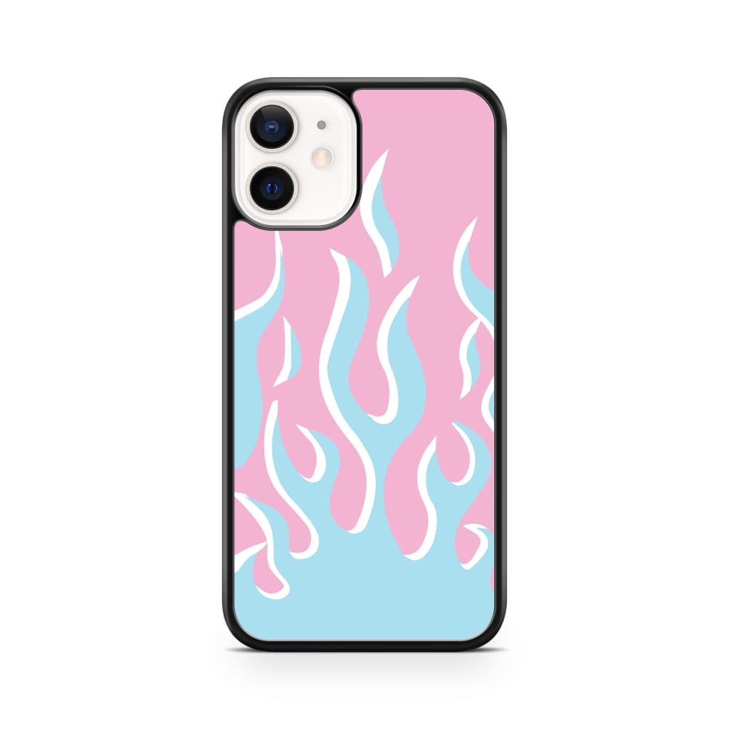 Pastel Flames Phone Case - iPhone 12 Mini - Phone Case