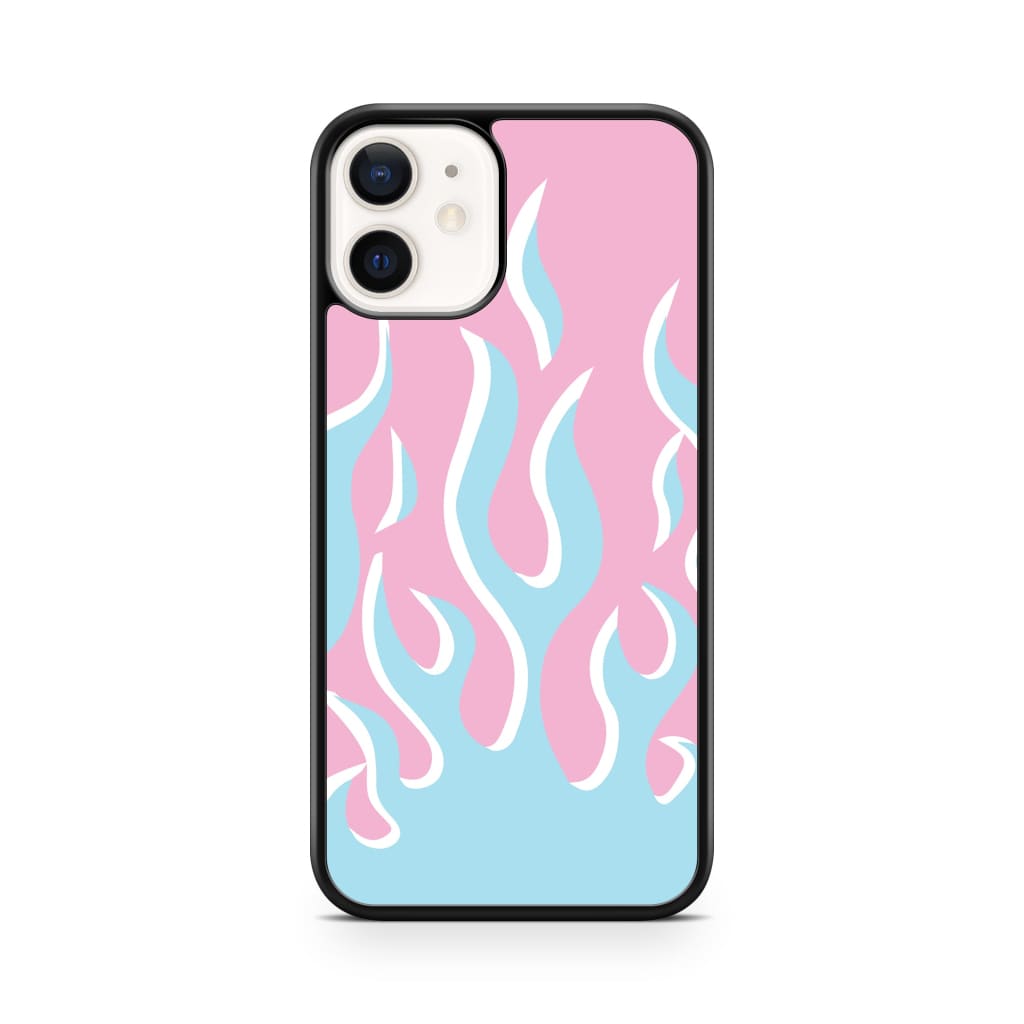 Pastel Flames Phone Case - iPhone 12/12 Pro - Phone Case