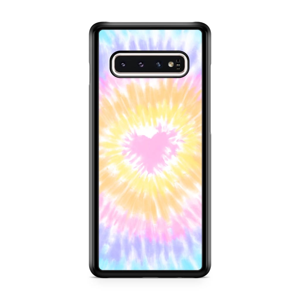 Pastel Heart Tie Dye Phone Case - Galaxy S10 Plus - Phone 