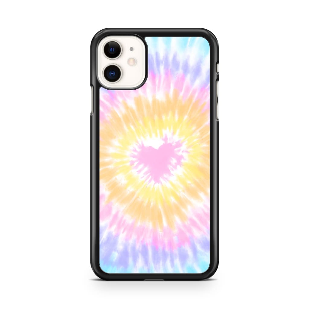 Pastel Heart Tie Dye Phone Case - iPhone 11 - Phone Case