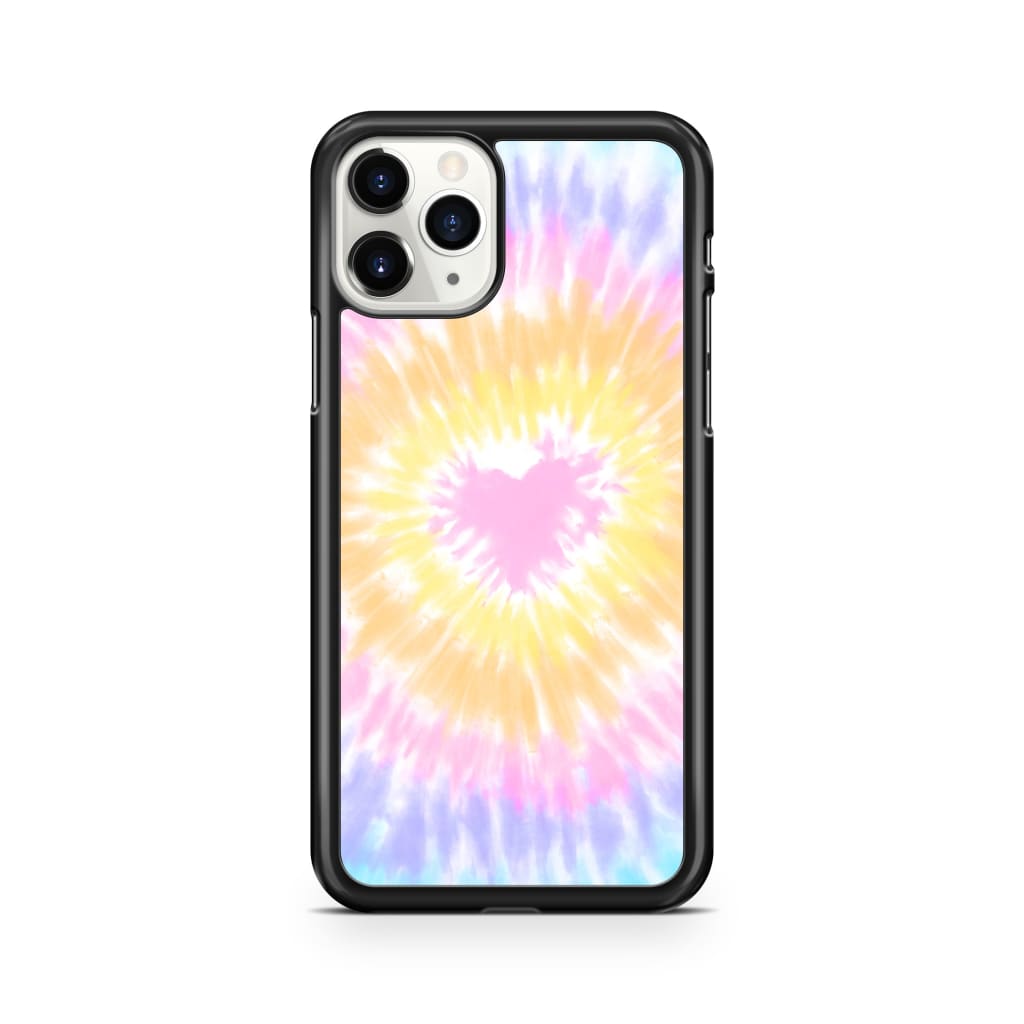 Pastel Heart Tie Dye Phone Case - iPhone 11 Pro - Phone Case