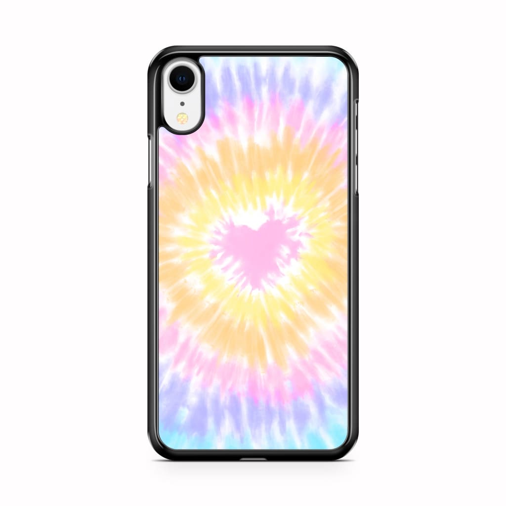Pastel Heart Tie Dye Phone Case - iPhone XR - Phone Case