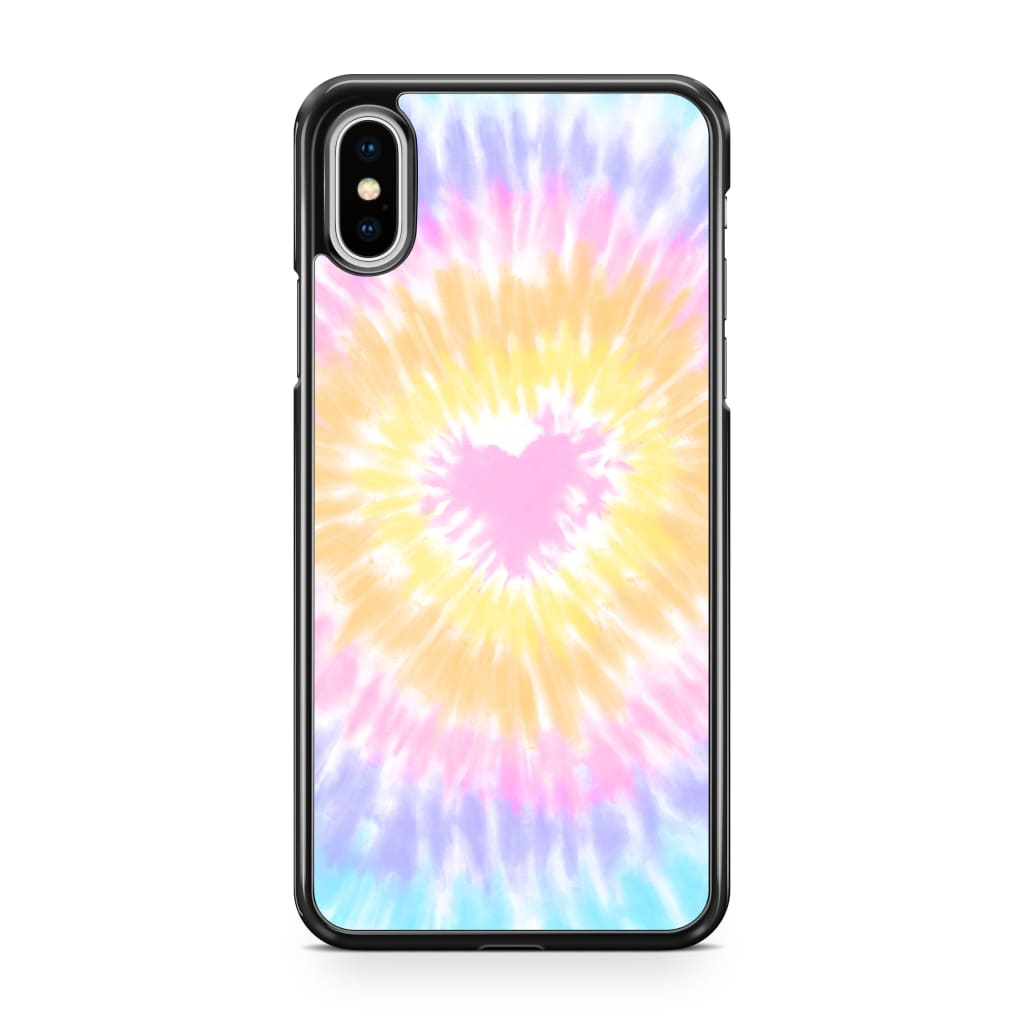 Pastel Heart Tie Dye Phone Case - iPhone XS Max - Phone Case
