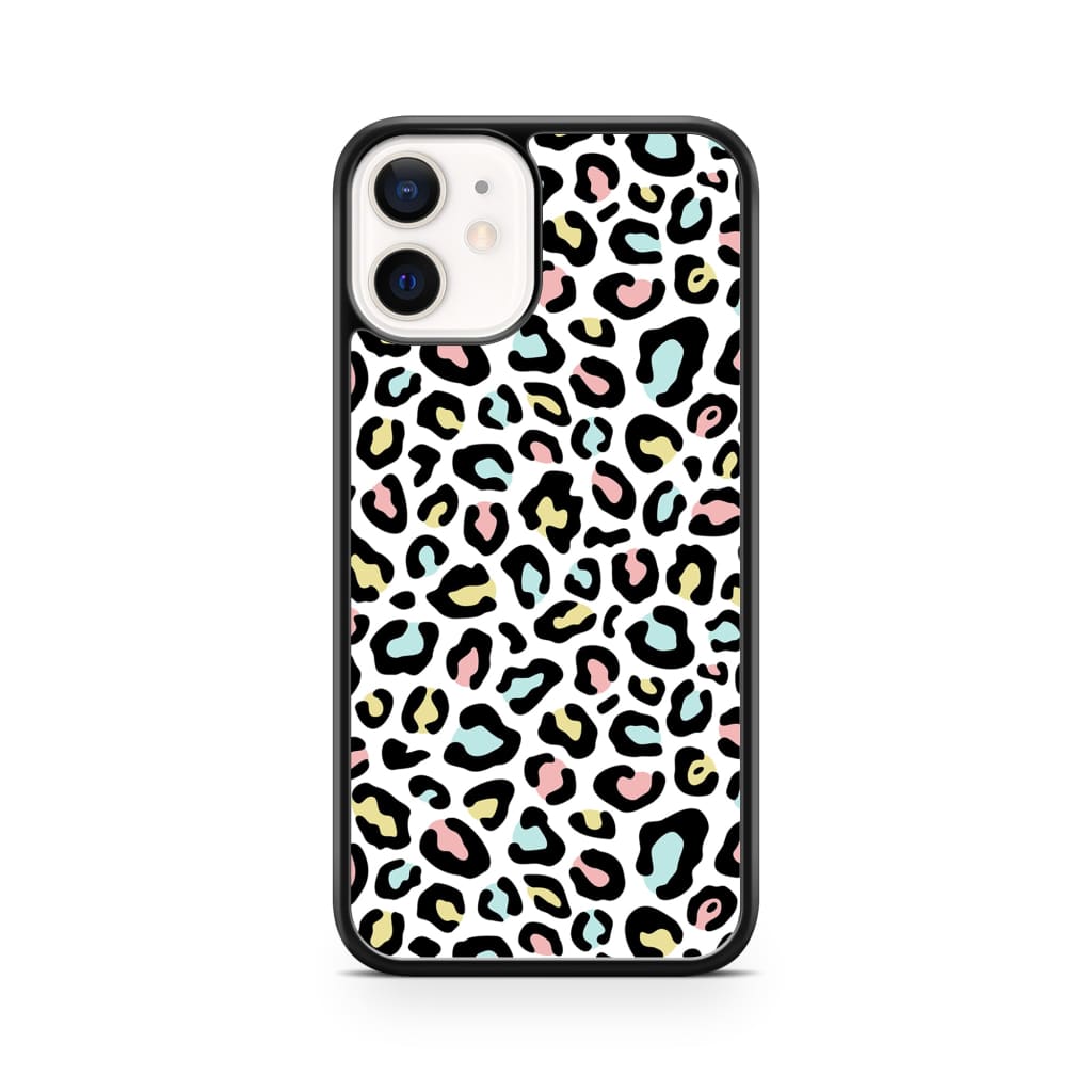 Pastel Leopard Phone Case - iPhone 12 Mini - Phone Case