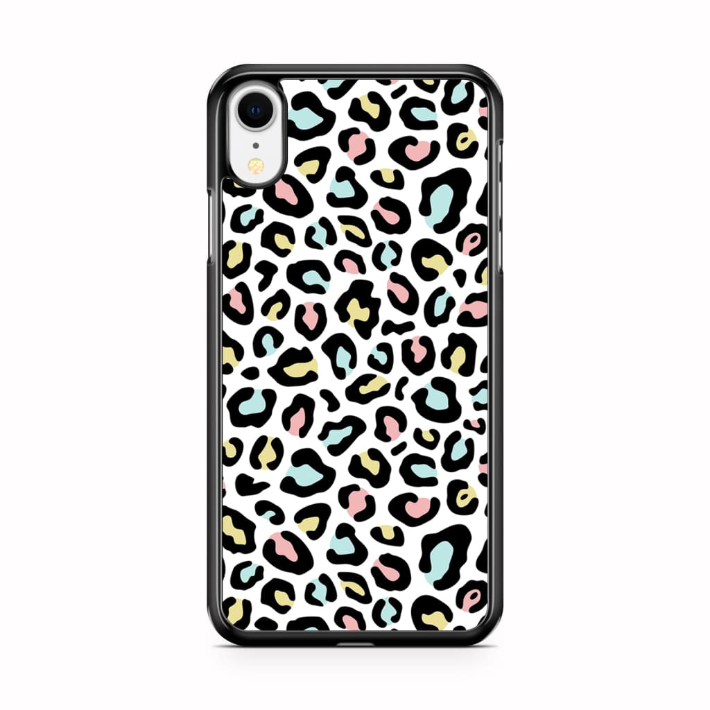 Pastel Leopard Phone Case - iPhone XR - Phone Case