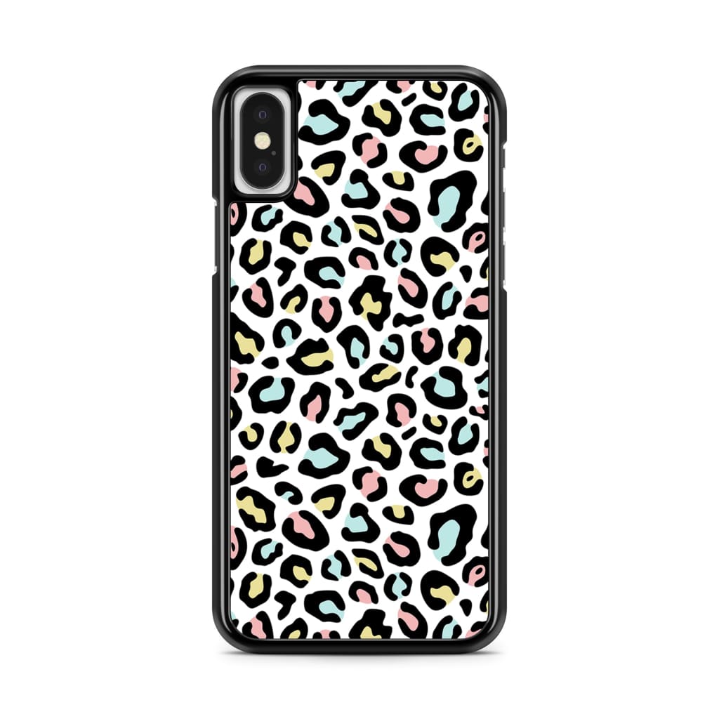 Pastel Leopard Phone Case - iPhone X/XS - Phone Case