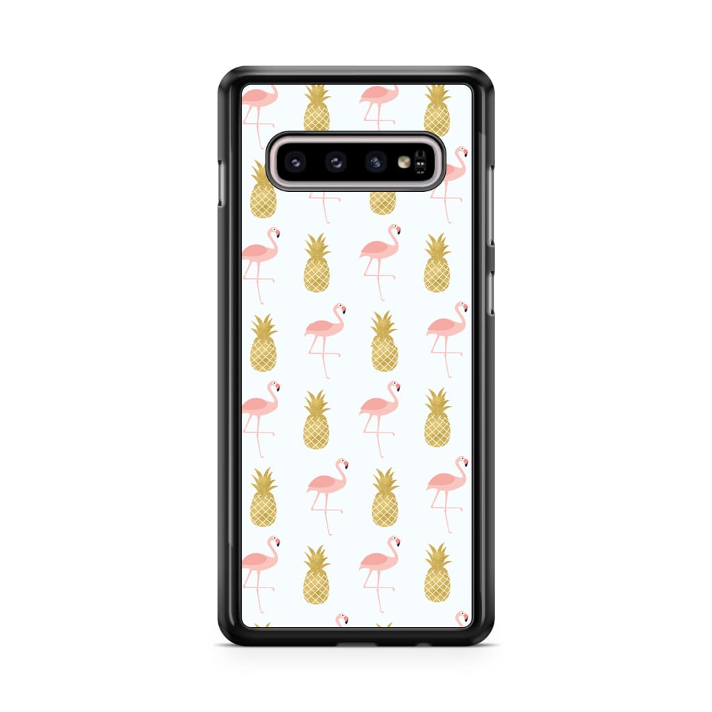 Pineapple Flamingos Phone Case - Galaxy S10 - Phone Case