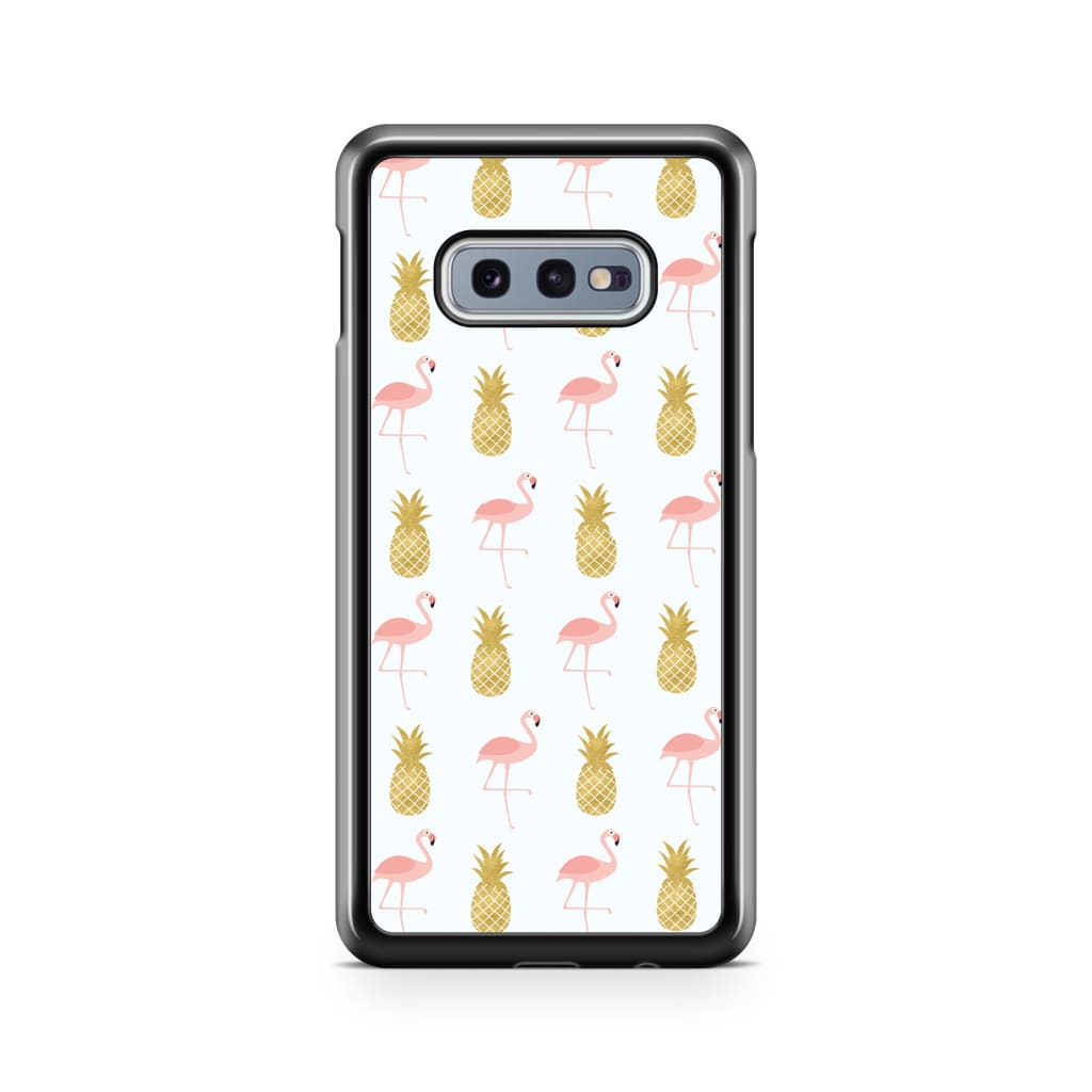 Pineapple Flamingos Phone Case - Galaxy S10e - Phone Case