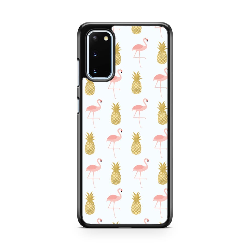 Pineapple Flamingos Phone Case - Galaxy S20 - Phone Case