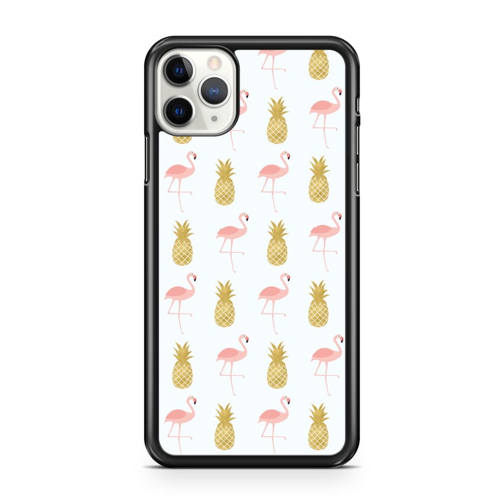 Pineapple Flamingos Phone Case - iPhone 11 Pro Max - Phone 