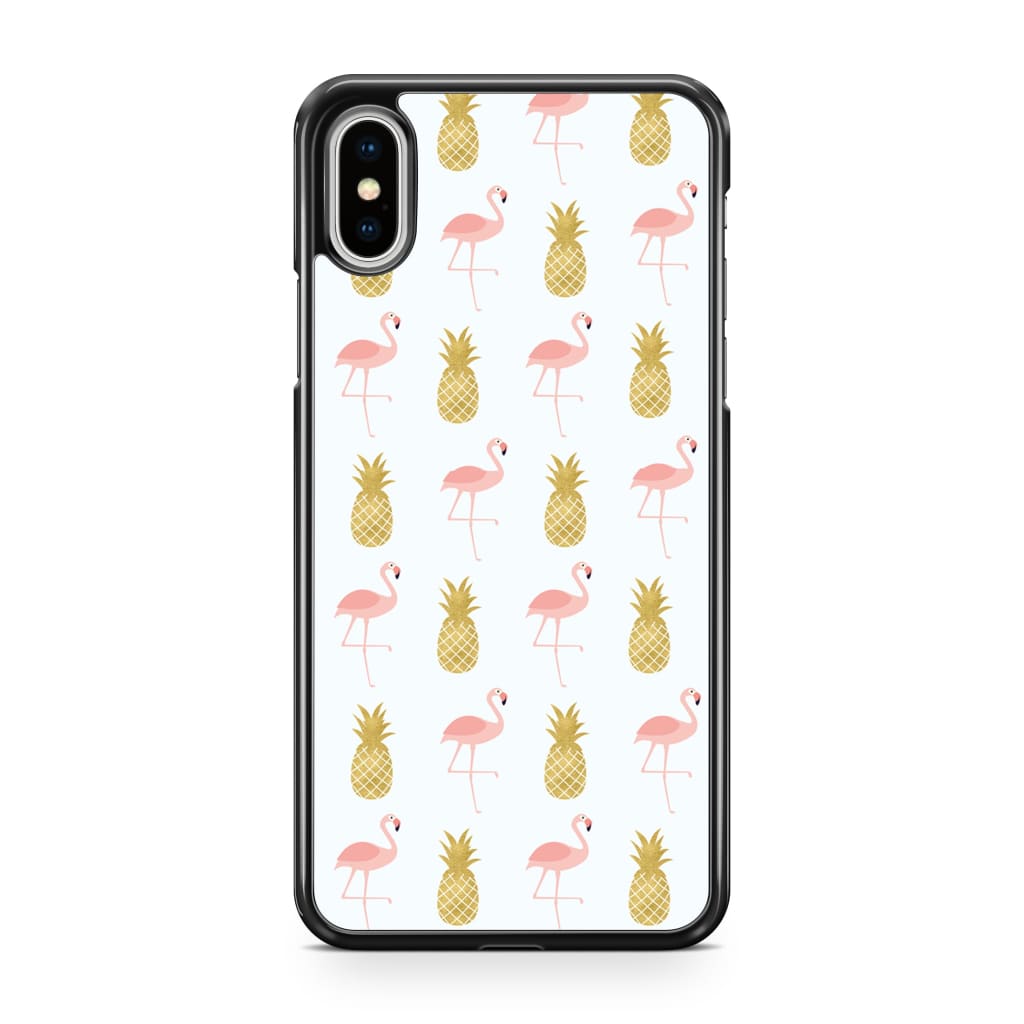 Pineapple Flamingos Phone Case - iPhone XS Max - Phone Case